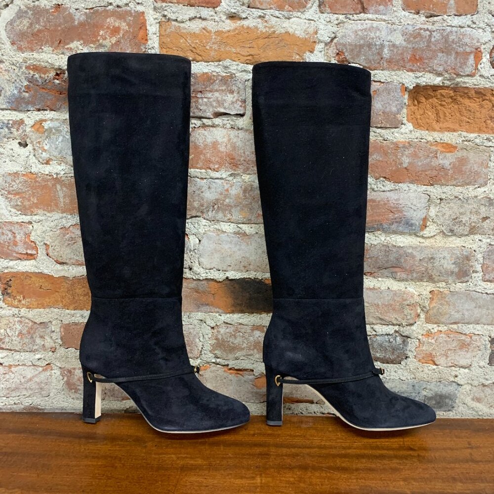 Jennifer Chamandi Suede Leather Boots.